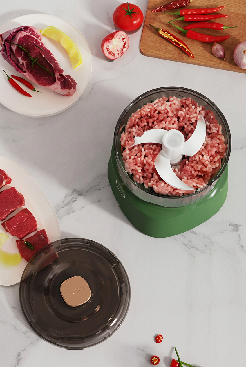 USB Charging 160ml Mini Wireless Electric Food Chopper